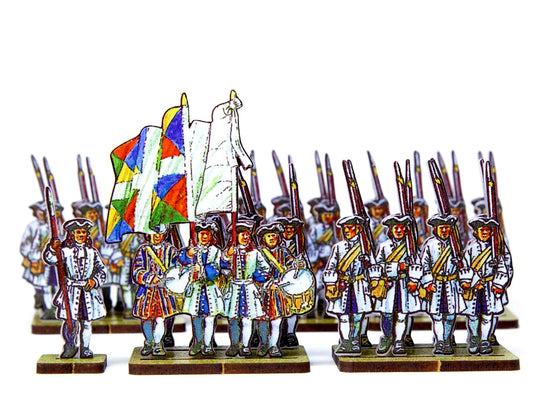 French Line Infantry Saintonge (blue facings)