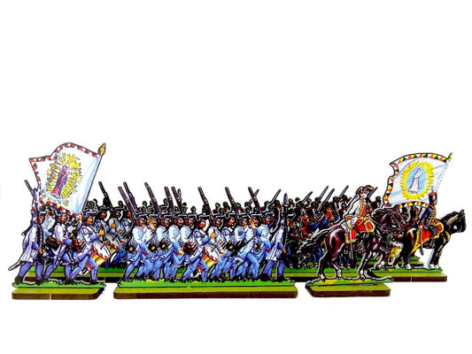 Austrian Infantry Regiment 18th reg. Szluin, Austrian Infantry Regiment 19th reg. Haller