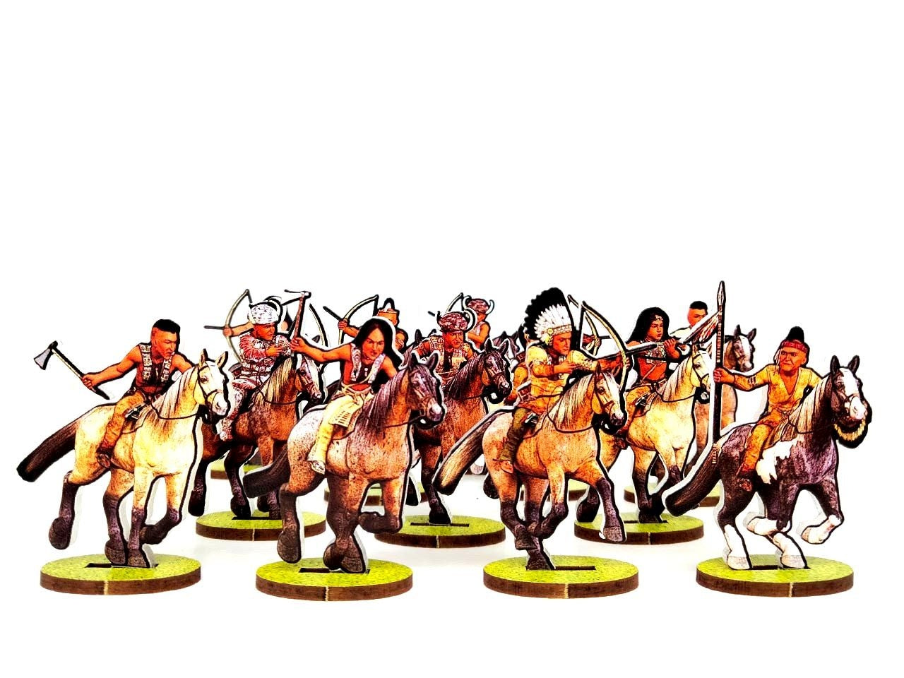 Native Americans Mounted 3