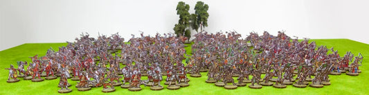Asymmetric warfare colonial battles recreated with tabletop wargaming miniatures in historical frontier conflicts.