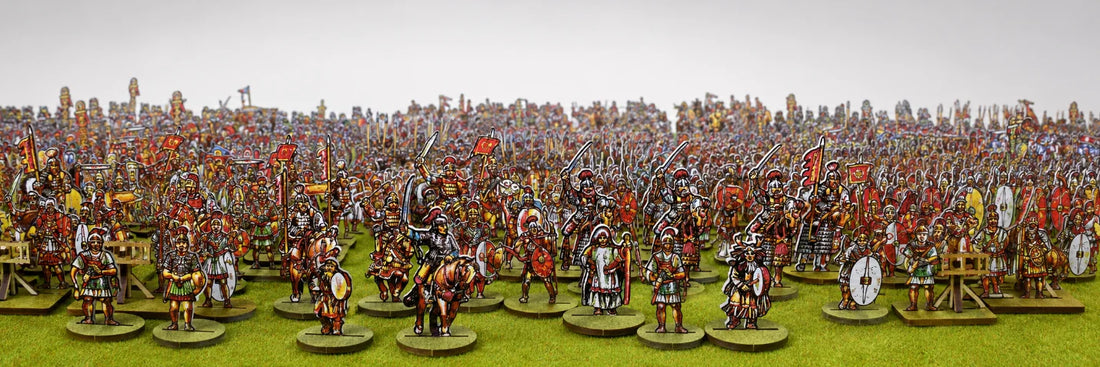 Massive European armies in battle from ancient Rome to the Napoleonic era