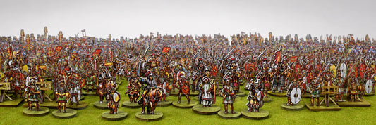 Massive European armies in battle from ancient Rome to the Napoleonic era
