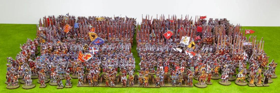 Pike and shot formations representing the military transformation that reshaped European armies during the gunpowder age.