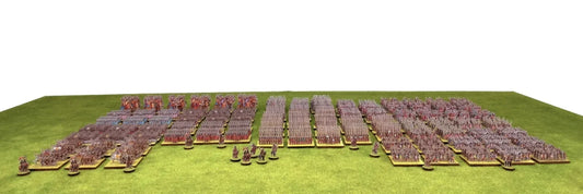Pontic, Parthian and Hellenistic successor armies clashing in a large ancient battlefield scene with WoFun 10mm miniatures