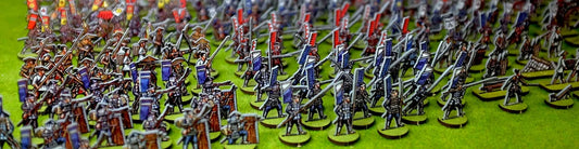 amurai duel and Wild West shootout in a skirmish wargame—small-unit tabletop miniatures battle