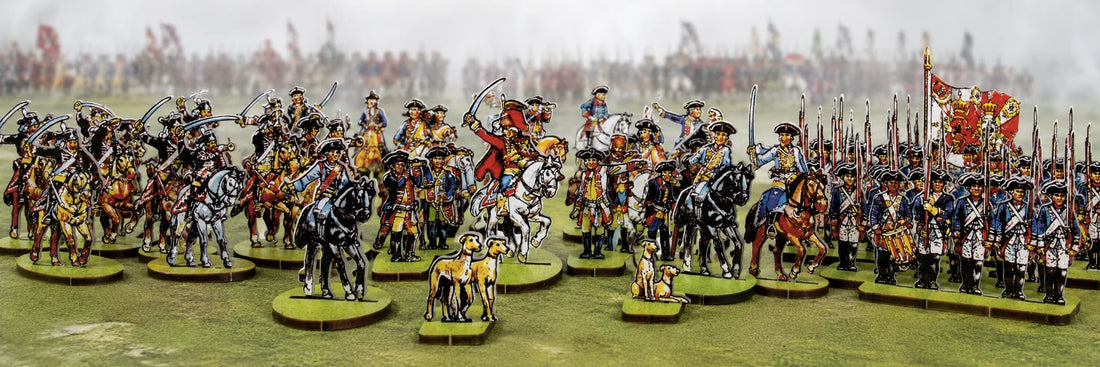 Prussian battle formations showcasing Frederick the Great's battlefield tactics