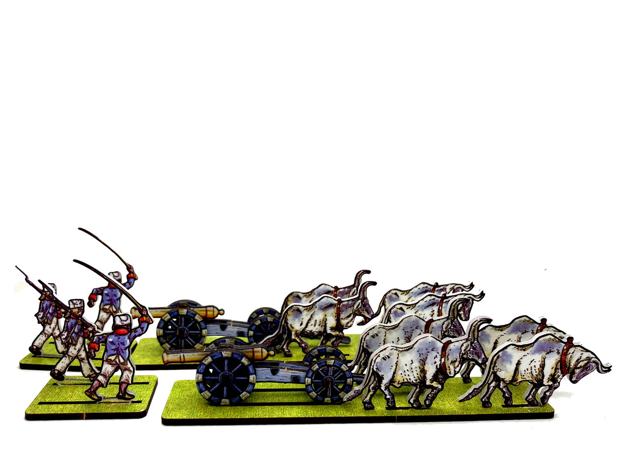 Artillery Limber with Oxen