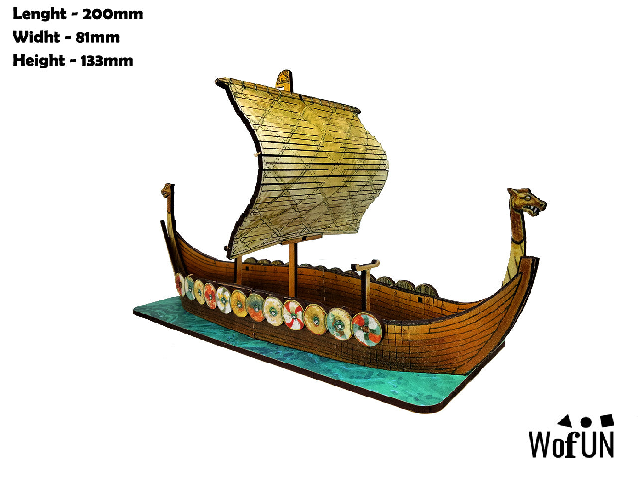 18mm Viking Longship