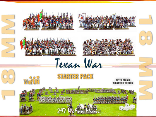 Starter Pack Texas War 18 mm