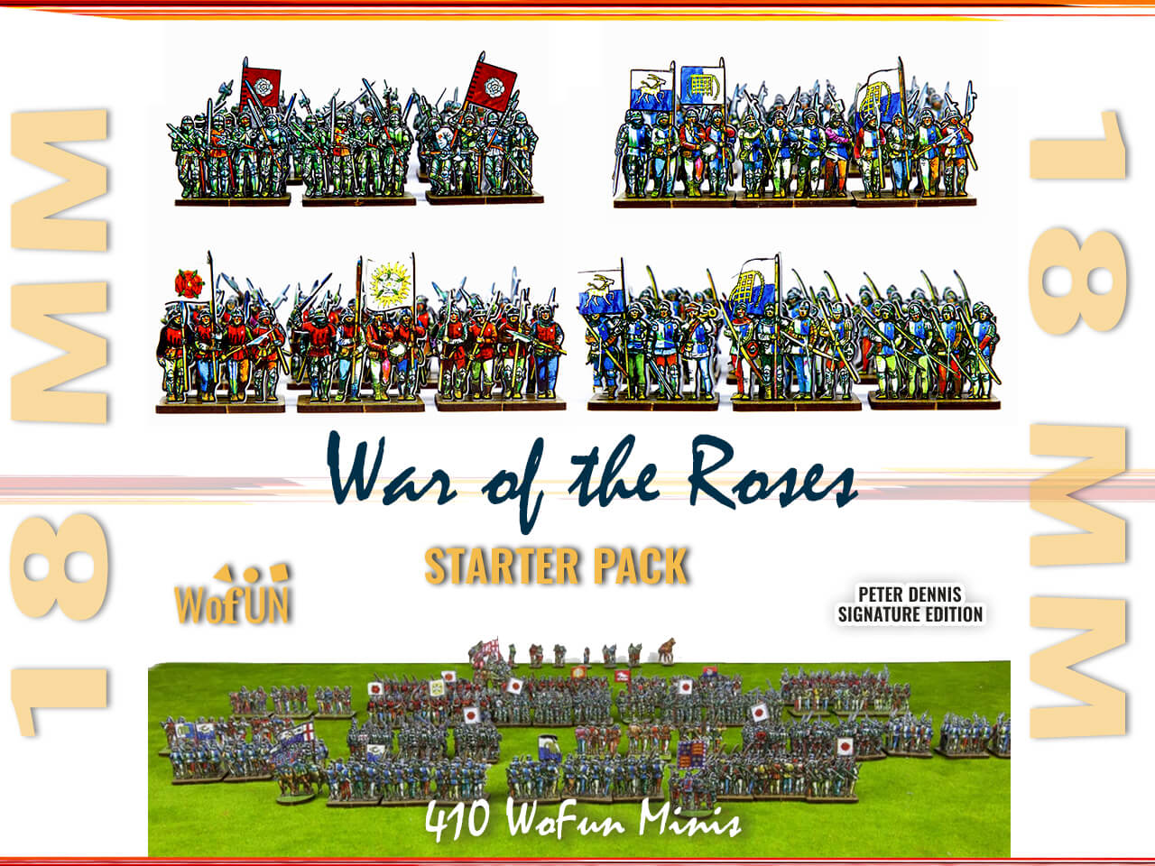 The War of the Roses Starter Pack 18 mm