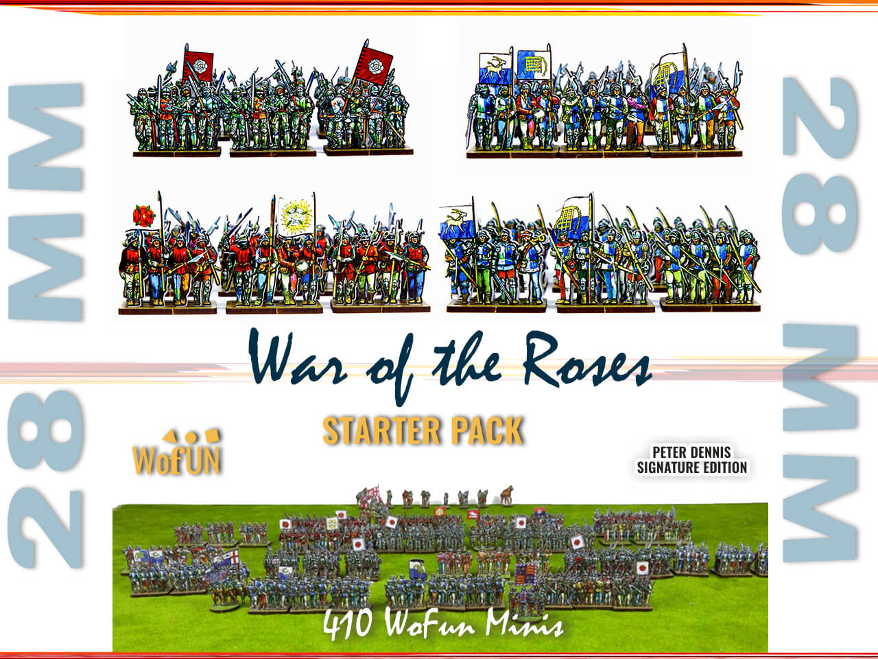 The War of the Roses Starter Pack 28 mm