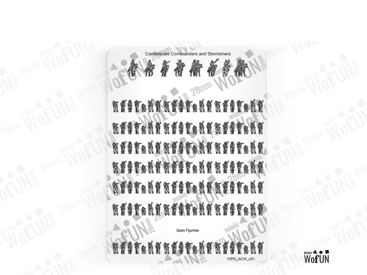 Confederate Commanders & Skirmishers