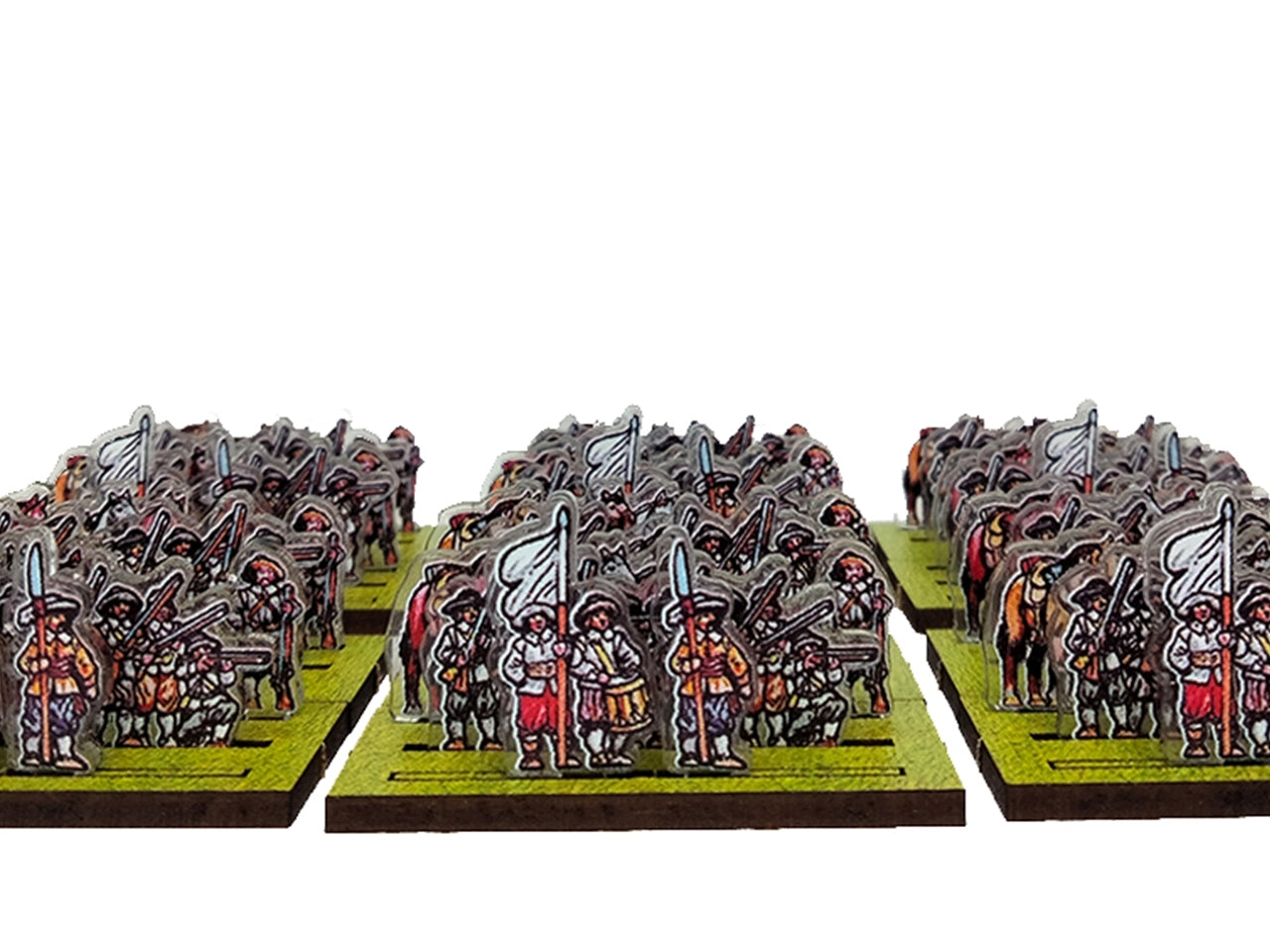 White Dismounted Dragoons
