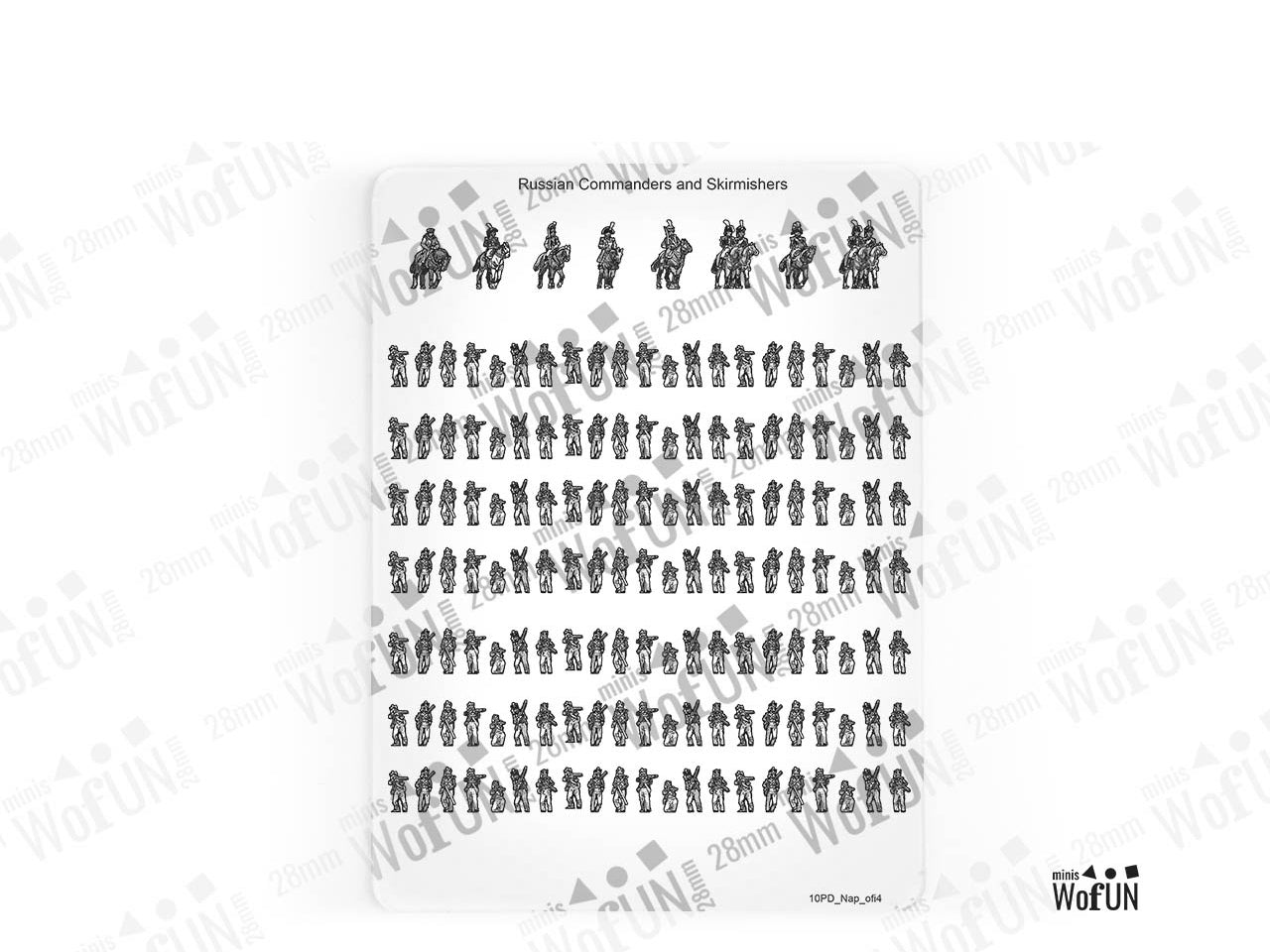 Russian Commanders and Skirmishers