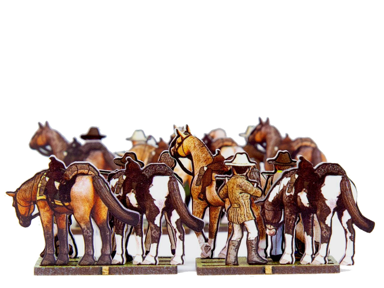 Cavalry Fighting on Foot