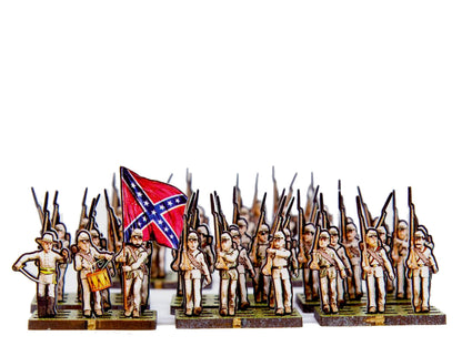 Confederate Troops Marching