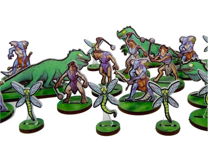 Lizard, Gnol, Serpent Fly and Basilisk (Swamp Creatures)