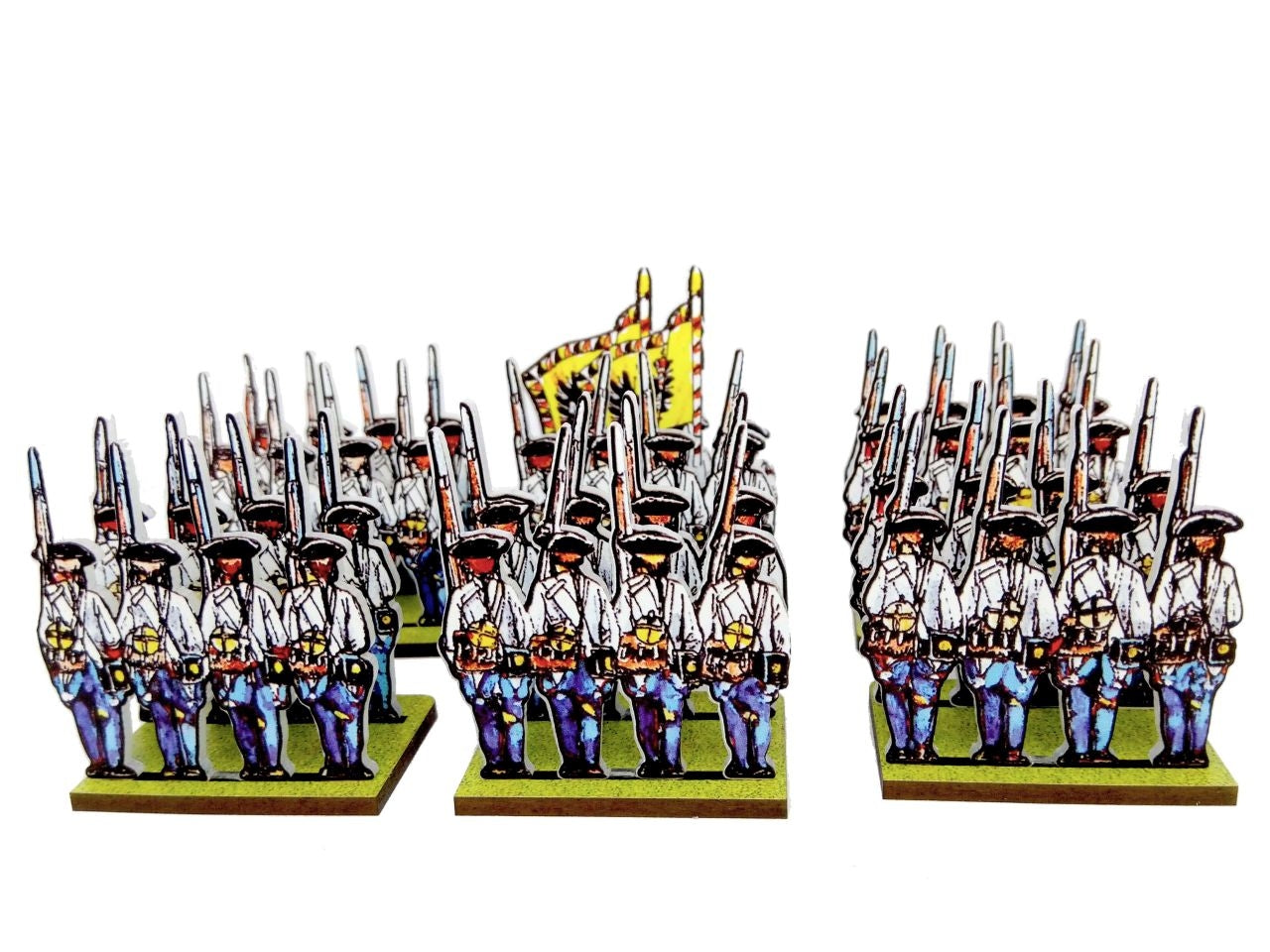 Austrian Hungarian Infantry Light Blue Facings