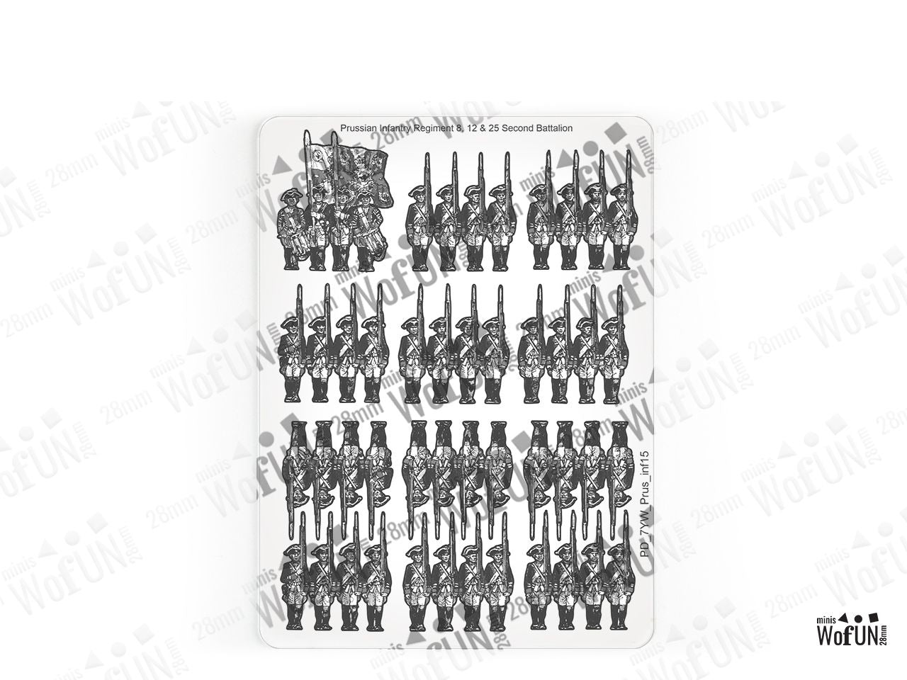 Infantry Regiments 8,12 and 25 Second Battalion
