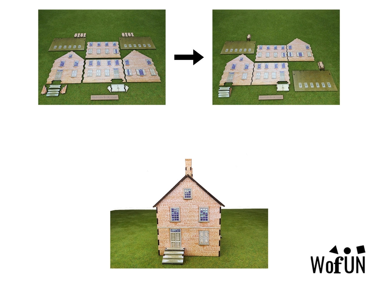 18mm American Brick House