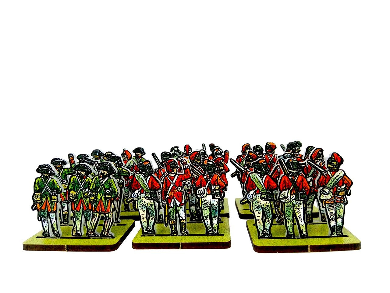 British And Hessian Light Infantry