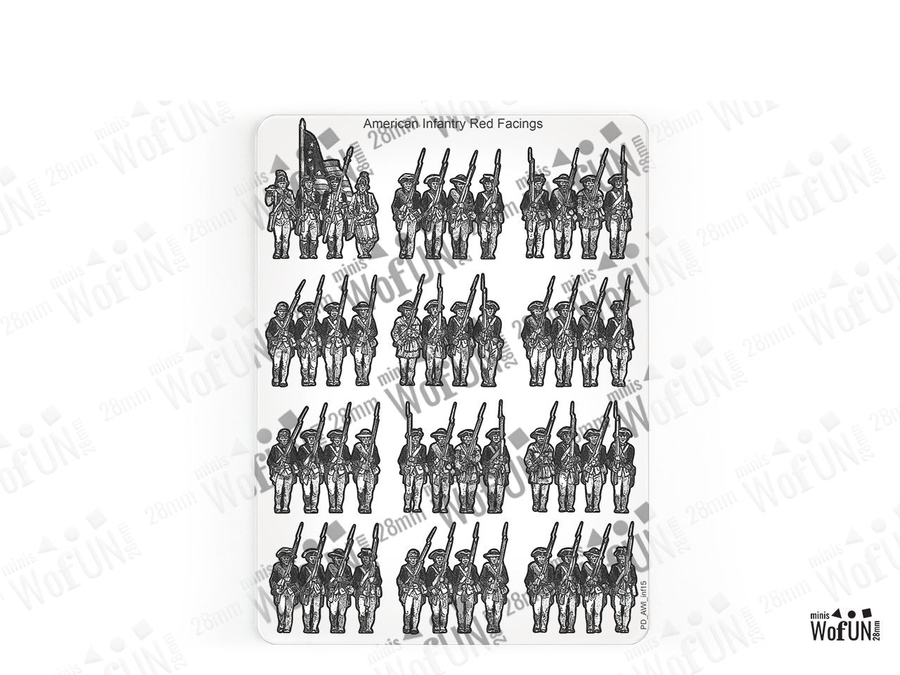 American Infantry Red Facings