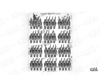 American Infantry Red Facings