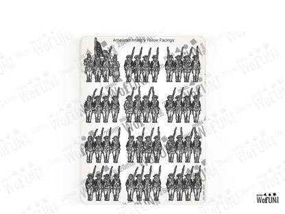American Infantry Yellow Facings