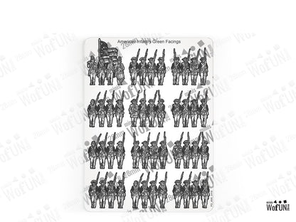 American Infantry Green Facings