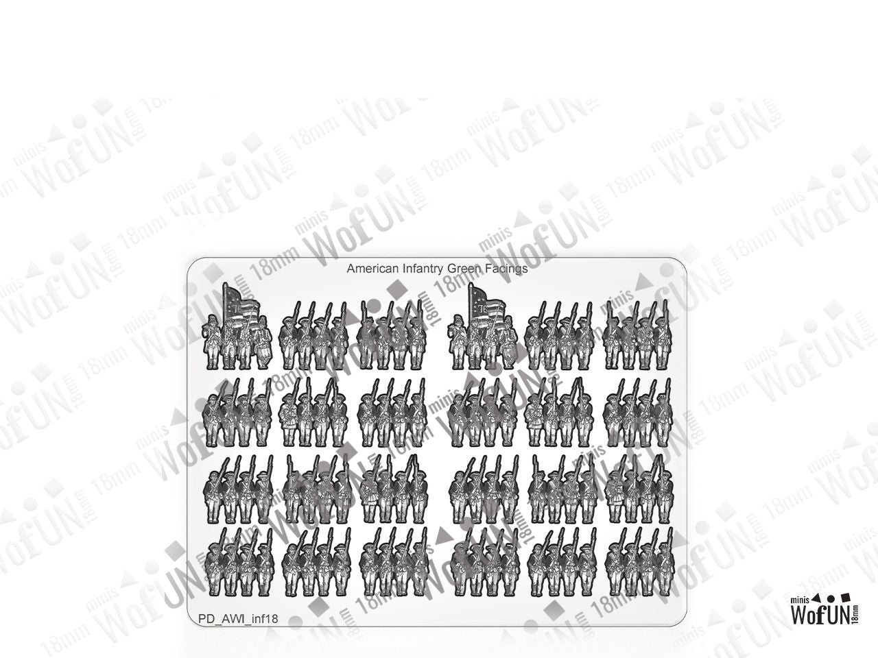 American Infantry Green Facings
