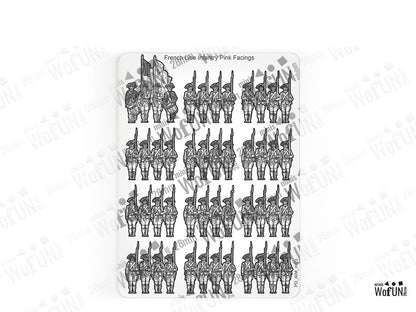 French Line Infantry Pink Facings