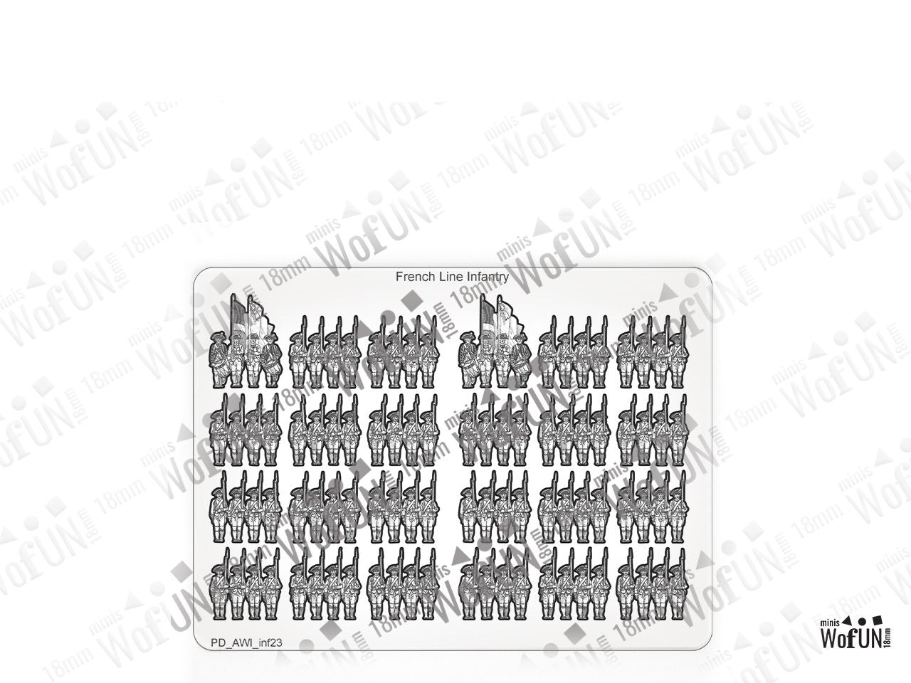 French Line Infantry Pink Facings