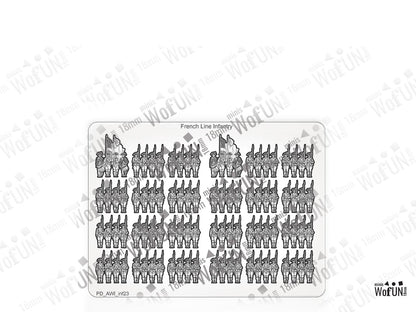 French Line Infantry Pink Facings