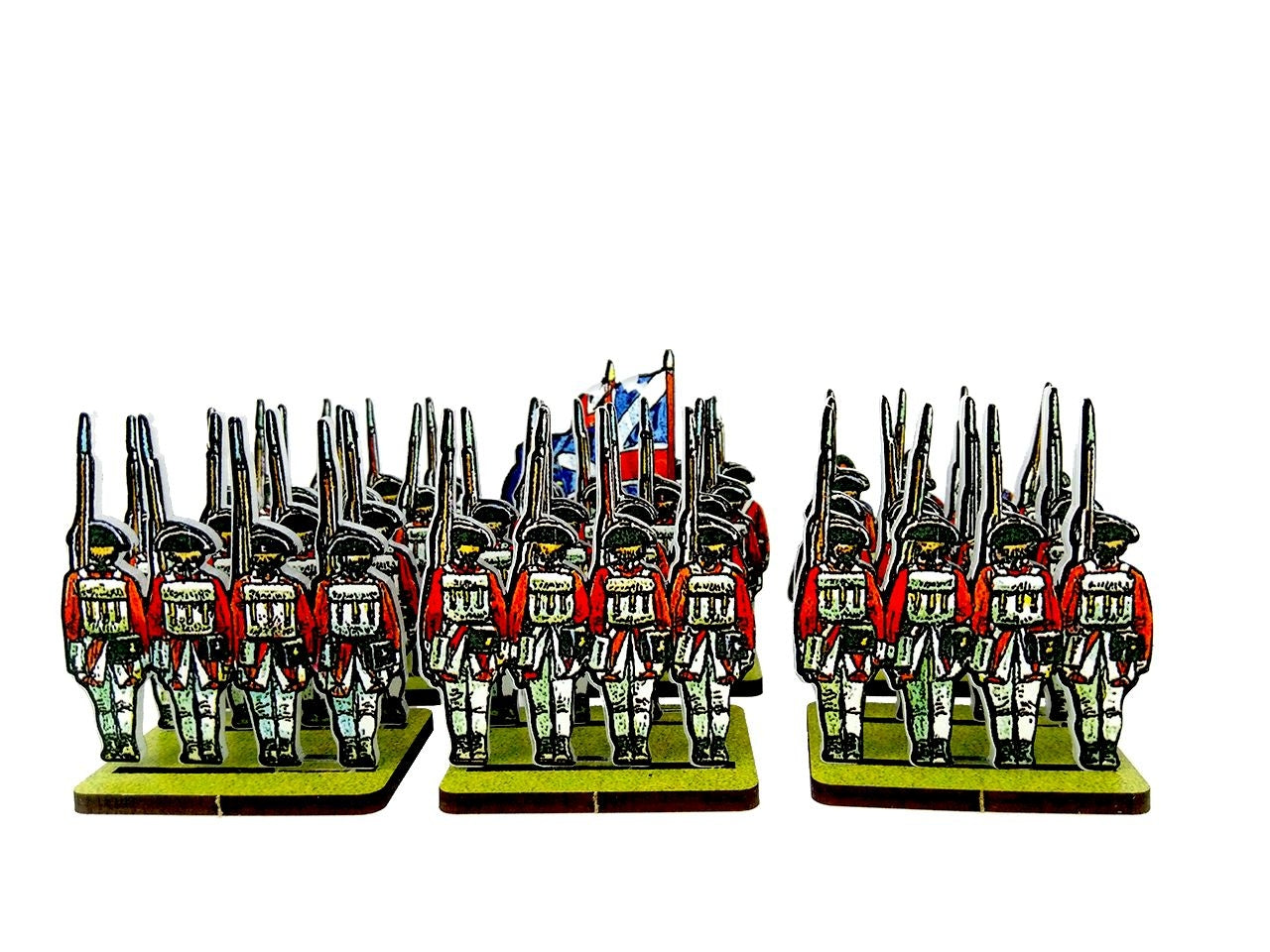 Early British Infantry Blue Facings