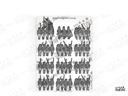 British Infantry Blue Facings