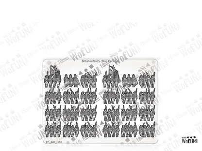British Infantry Blue Facings