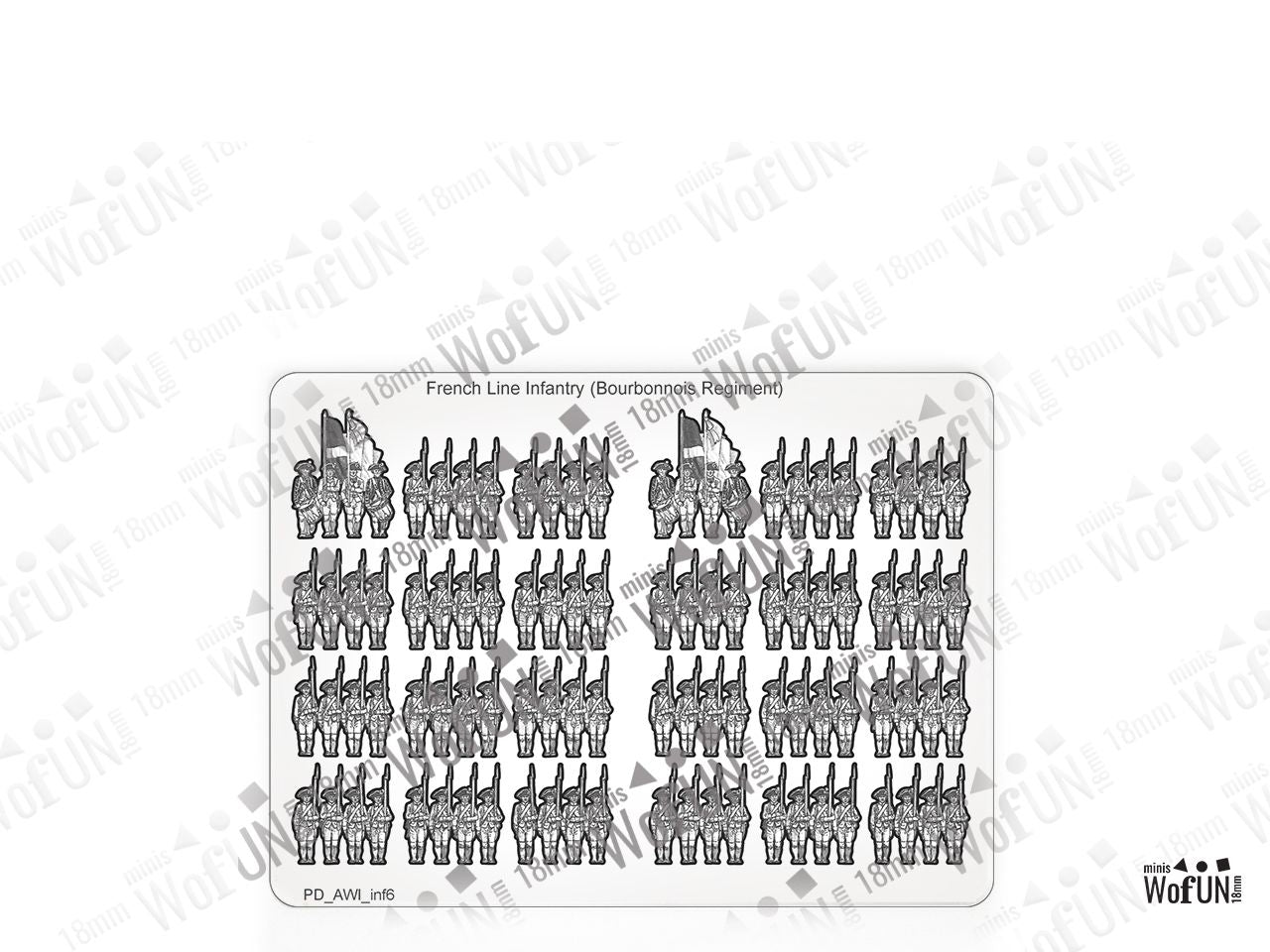 French Line Infantry (Bourbonnois Regiment)