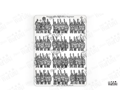 Persian Immortals Yellow Regiment