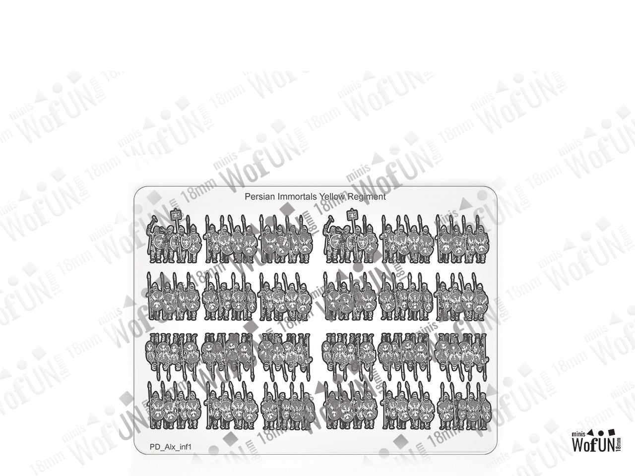 Persian Immortals Yellow Regiment