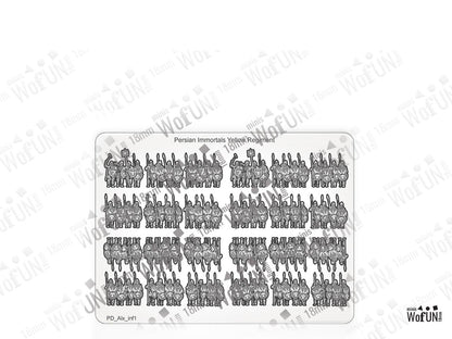 Persian Immortals Yellow Regiment