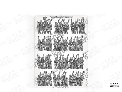 Persian Sparabara Spearmen