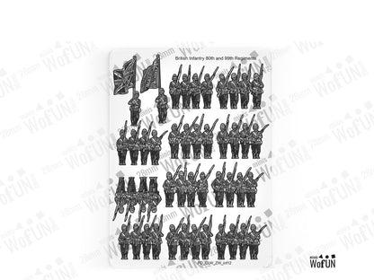 British Infantry 80th & 99th Regiments
