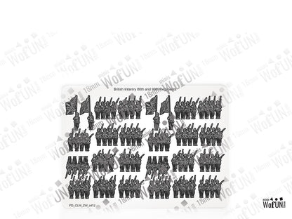 British Infantry 80th & 99th Regiments