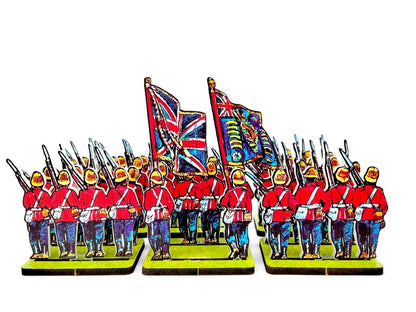 British Infantry 4th & 13th & 21th Regiments