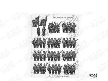 British Infantry 4th & 13th & 21th - v2