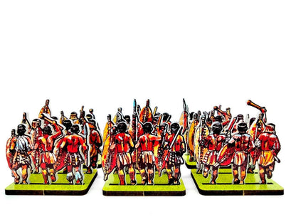 Zulu Warriors Red & White Shields