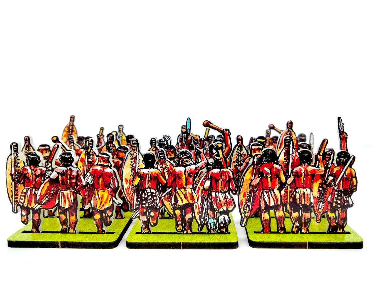 Zulu Warriors Red Shields