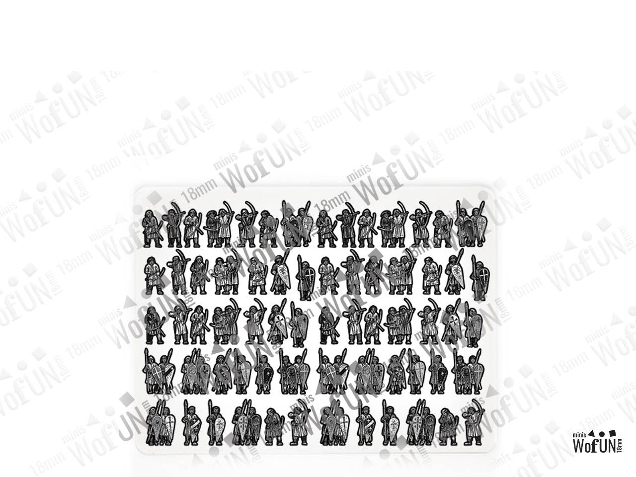 Unarmoured Spear and Bow Infantry