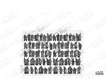 Unarmoured Spear and Bow Infantry