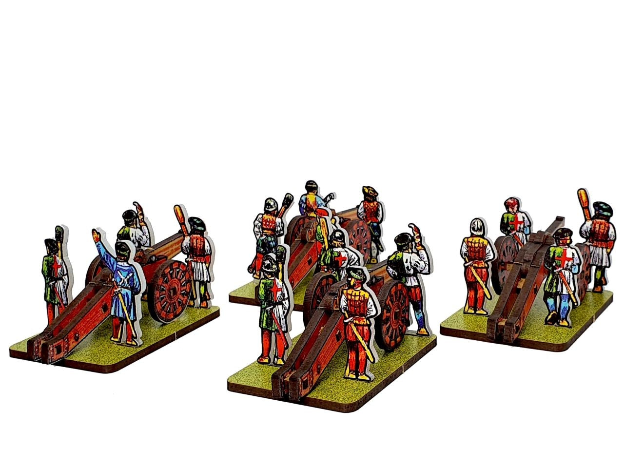 Artillery and Crews For English and Irish